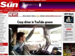 Tarzan de la volan, celebru in TheSun: Politistii din Europa, pe urmele lui - VIDEO