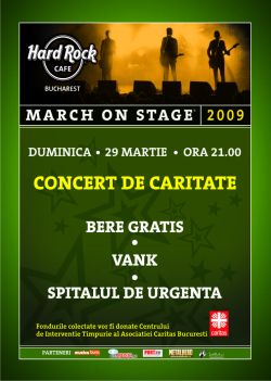 March on Stage - un concert live cu Vank, Spitalul de Urgenta si Bere Gratis