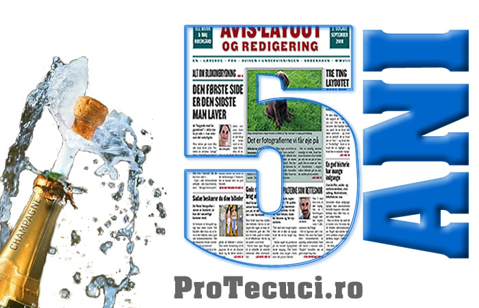 Publicatia ProTecuci a implinit 5 ani.