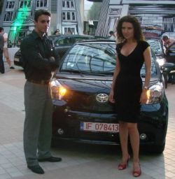 Mircea Badea si Carmen Bruma au lansat Toyota iQ si Urban Cruiser in Romania