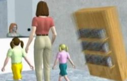 Moartea fetitei strivite de panoul publicitar de la Banca Transilvania, surprinsa de camerele video