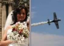 Un avion a fost doborat de... buchetul miresei
