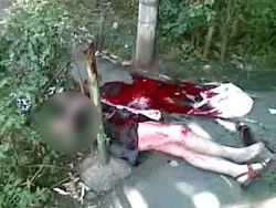 Tanara macelarita in plina strada, la Bacau