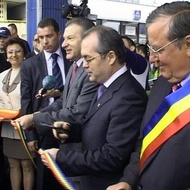 Centura orasului Gherla, inaugurata de Boc si Berceanu saptamana trecuta, a fost inchisa circulatiei