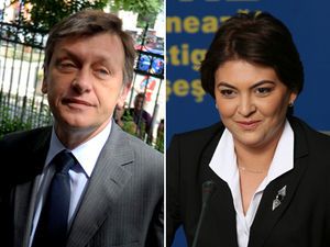 Crin Antonescu si Adina Valean s-au casatorit