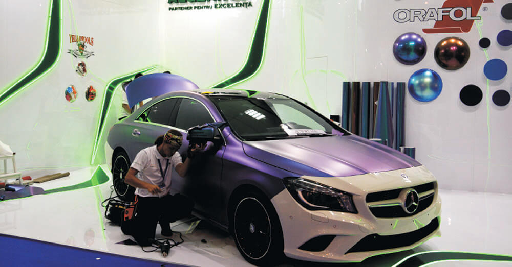 Foliile pentru colantare auto, de mare ajutor