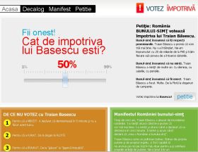 SpuneSiTuNuLuiBasescu, un nou site impotriva sefului statului