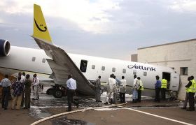 Accident aviatic in Rwanda. Un avion a intrat in sala de asteptare a aeroportului