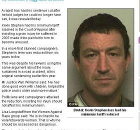 Violator condamnat la o sentinta mai mica, pentru ca nu mai poate face sex