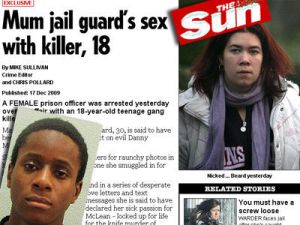 Sex in celula cu criminalul pe care trebuia sa-l pazeasca