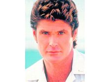 David Hasselhoff, pe trei carari, in Piata Romana