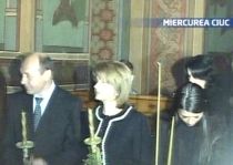 Traian Basescu a participat la slujba de Inviere, in Miercurea Ciuc