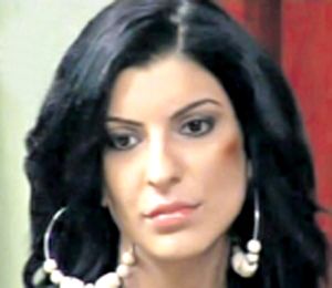 Andreea Tonciu cu ochiul vanat dupa bataia primita de la Mitea