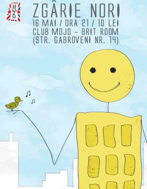 Trupa Zgarie Nori concerteaza in Club Mojo pe 16 Mai