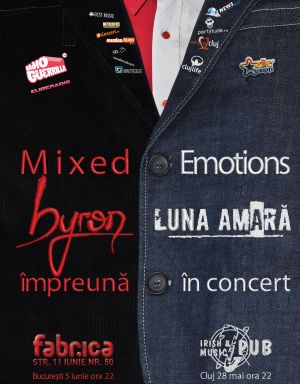 Byron si Luna Amara concerteaza impreuna la Bucuresti si Cluj