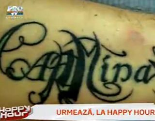 Liviu Varciu si-a schimbat tatuajul dedicat Adelinei si a scris numele fetitei lui