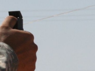 Jaf cu spray paralizant la o farmacie din Timisoara