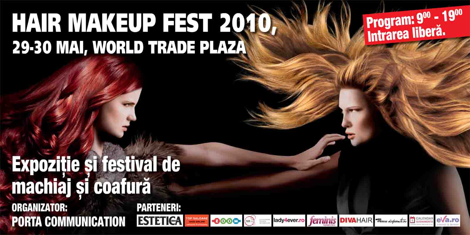 Demonstratii gratuite de coafura si machiaj la Hair&Makeup Fest, 29-30 mai, World Trade Center