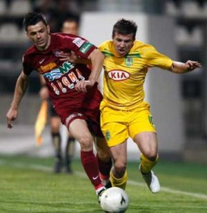 CFR Cluj castiga a treia cupa consecutiv dupa ce a invins pe FC Vaslui la penalty-uri