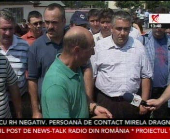 Basescu catre sinistrati: Incetati sa mai mintiti! Nu sunteti la Tatulici sau la Diaconescu