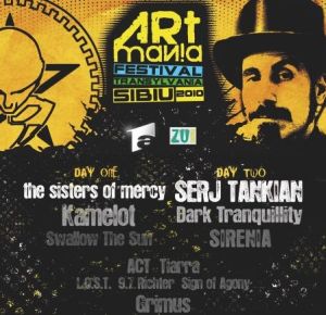 ACT, Grimus, L.O.S.T., Tiarra, 9.7 RICHTER si Sign of Agony canta la ARTmania Festival 2010