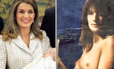 Printesa Letizia a Spaniei a pozat nud in tinerete