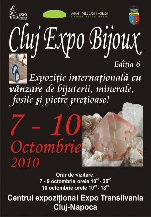ExpoBijoux - vernisaj international cu vanzare de bijuterii, minerale, pietre pretioase