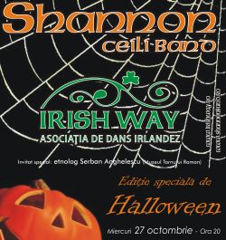 Seara irlandeza intre Sfantul Dumitru si Halloween la Clubul Taranului