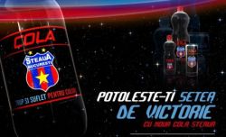 Cola Steaua, prima bautura racoritoare a unui club de fotbal