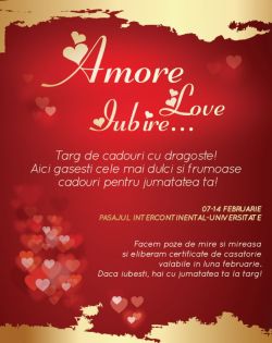 Amore, Love, Iubire...Targ de cadouri de Valentine