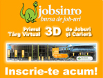 Primele cifre ale Targului Virtual 3D de Cariera JOBSINRO!