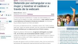 Un roman din Spania si-a ucis sotia insarcinata si a aratat cadavrul pe webcam rudelor