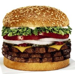 Burger King lanseaza burgerul de 1160 calorii