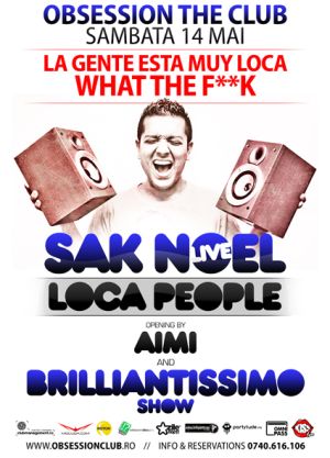 Sak Noel / Aimi / Budoar Dancers - Brilliantissimo Show la Obsession, Cluj-Napoca