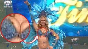 Roxana Ionescu, cu sanii pe-afara la Dansez pentru tine