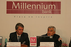 Millennium Bcp, perdantii de la BCR o iau de la zero in Romania