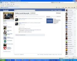 Politia Locala Bucuresti are cont pe Facebook