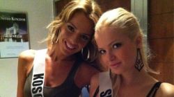 Miss Serbia si Miss Kosovo, impreuna intr-o fotografie care scandalizeaza cele doua tari