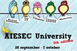 O traditie de succes - Incepe a 5-a editie a proiectului AIESEC University