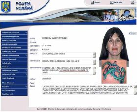 Bancuri cu politisti: conform IGPR, Elodia Ghinescu are tatuaj cu un delfino-balaur sub buric