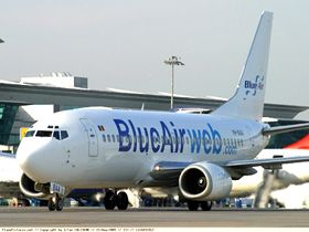 Blue Air lanseaza miercuri cursa Bucuresti-Arad