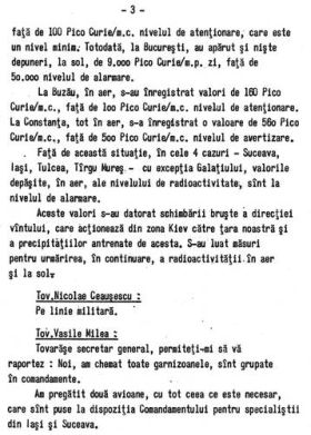 Catastrofa de la Cernobil in stenogramele lui Ceausescu