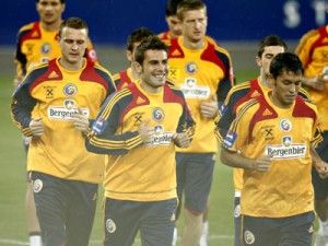Echipele de la meciul Italia - Romania