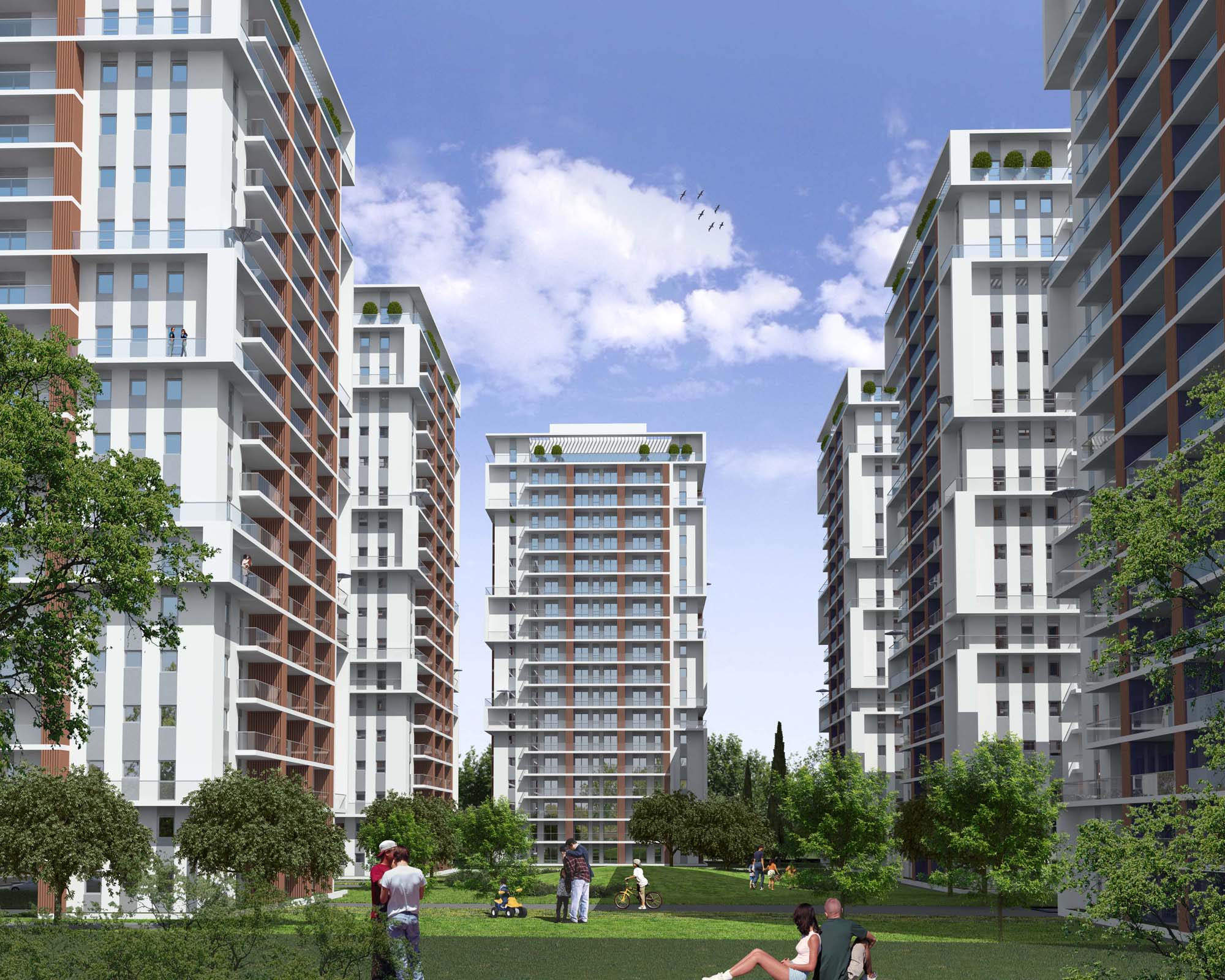 Casablanca Residence ? interes pentru  apartamentele de la ultimele etaje