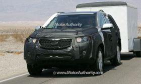 Noua generatie Kia Sorento, suprinsa la teste