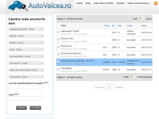 O noua versiune pentru portalul www.AutoValcea.ro