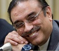 Asif Ali Zardari, sotul fostului premier Benazir Bhutto, a fost ales presedinte al Pakistanului