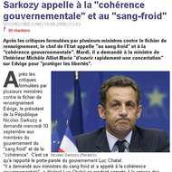 Sarkozy ordona revizuirea bazei de date Edvige, un Big Brother care a starnit indignarea francezilor