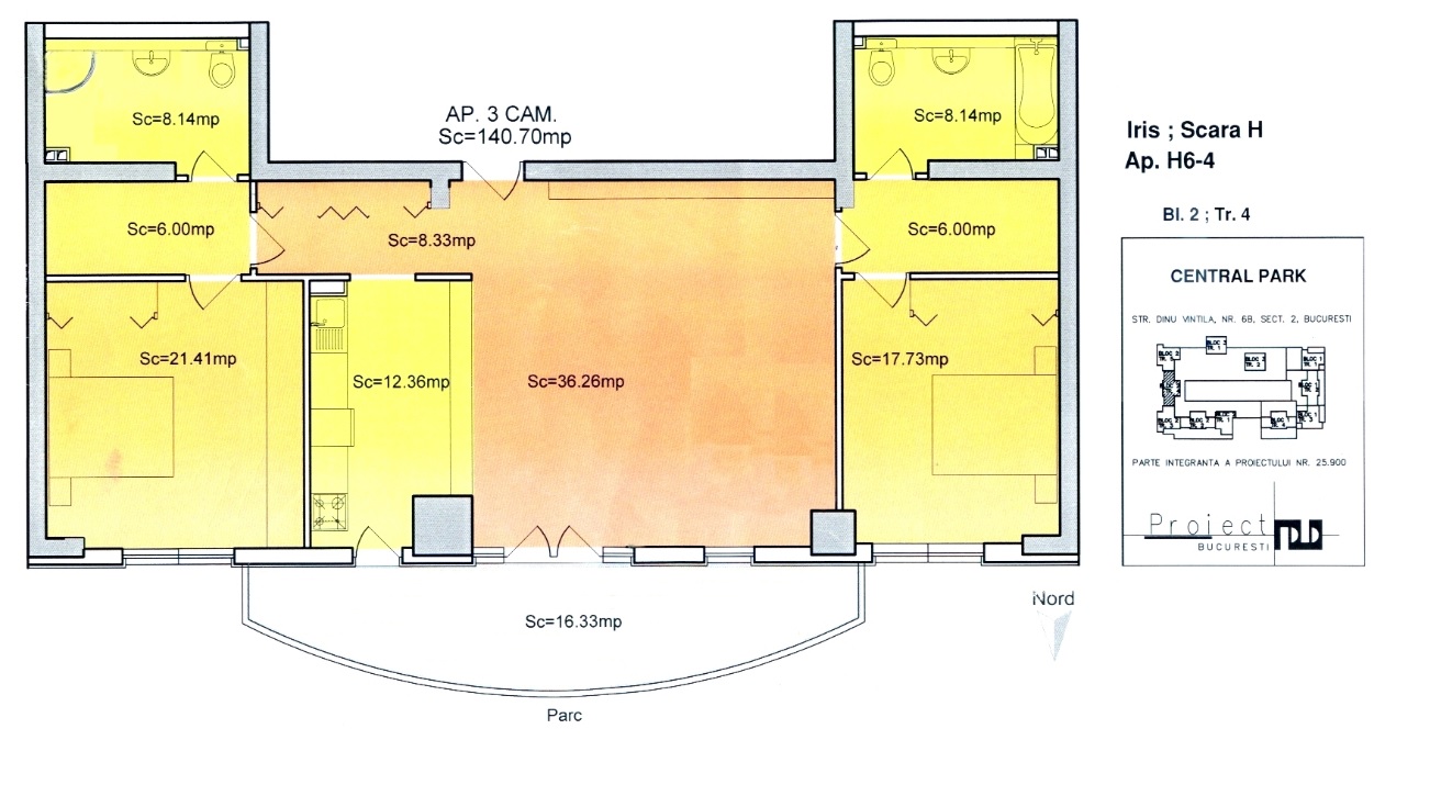 Central Park Bucureşti: apartament de lux de ?nchiriat, proprietar persoana fizica