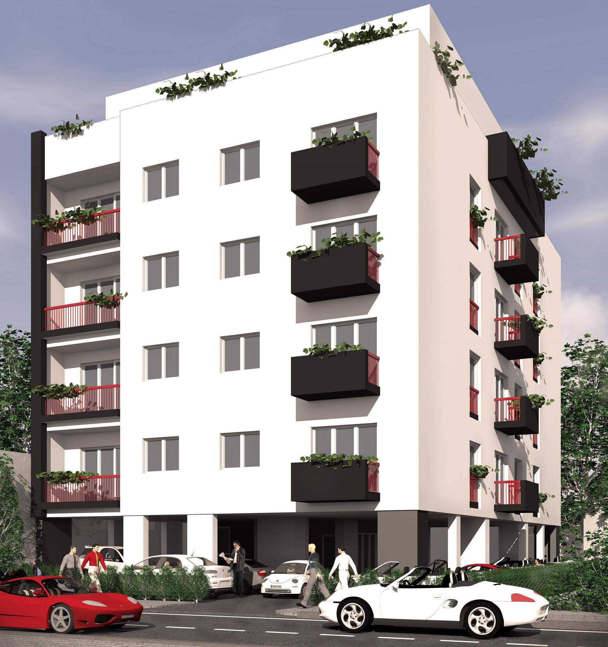 Garsoniere in bloc nou